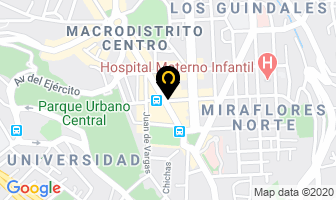 Mapa de Laboratorio Clínico Cedimik en La Paz