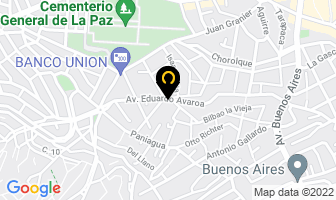 Mapa de Laboratorio Serrano Srl en La Paz