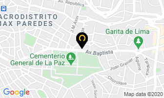 Mapa de Lapidas Salazar en La Paz