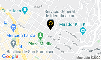 Mapa de Lavanderia Rapid Service en La Paz