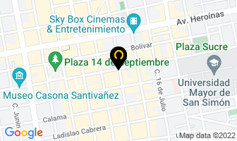 Mapa de Llaves Bolivia, Cochabamba en Cochabamba