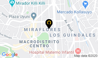 Mapa de Los Castores en La Paz