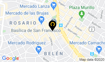 Mapa de “Muebles Flores” en La Paz
