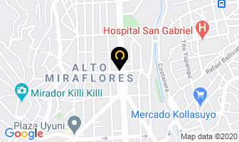 Mapa de Multi - Médica en La Paz