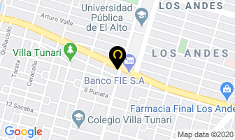 Mapa de Musiconstruc Srl en El Alto