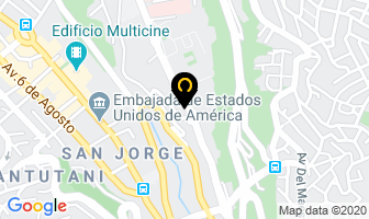 Mapa de New Georges Restaurant-Pub en La Paz