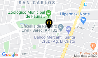 Mapa de OcÉano Libros en Santa Cruz de la Sierra