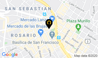 Mapa de Ortodoncia Carrasco Oria en La Paz