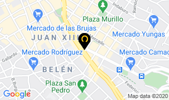 Mapa de Oruro en La Paz
