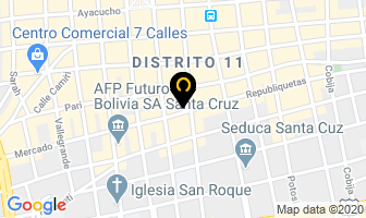Mapa de Pasoweb en Santa Cruz de la Sierra