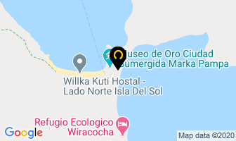 Mapa de Qala Uta Hostal en Comunidad Challapampa