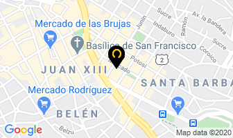 Mapa de Quality Fashion en La Paz