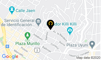 Mapa de Ratatouille Gastronomico en La Paz