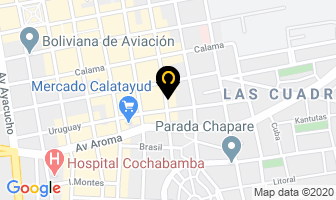 Mapa de Residencial Jordan en Cochabamba