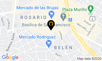 Mapa de Restaurant Jalal en La Paz