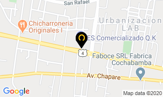 Mapa de Salsons Tyres Cochabamba en Cochabamba