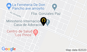 Mapa de Santa Cruz en Arroyito