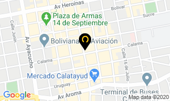 Mapa de Sastreria Johansson en Kilómetro Doce a Cochabamba