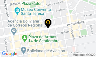 Mapa de Servicios Legales en Kilómetro Doce a Cochabamba