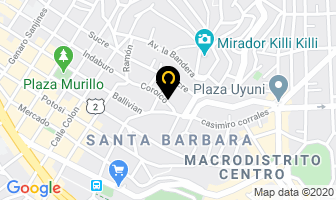 Mapa de Servientrega Ibapon Srl en La Paz