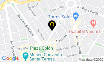 Mapa de Sisteco Bolivia en Cochabamba