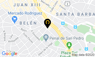 Mapa de Sobolap en La Paz