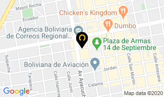 Mapa de Spa J&l en Kilómetro Doce a Cochabamba