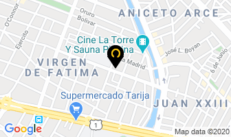 Mapa de Taller Antelo en Tarija