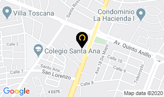 Mapa de Tecno Carpinteria San Pedro S.r.l. en Santa Cruz de la Sierra
