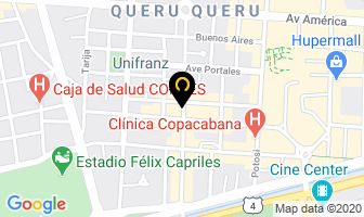 Mapa de Trailer Confecciones en Kilómetro Doce a Cochabamba