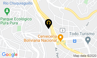 Mapa de Transportes Bolpebra en La Paz