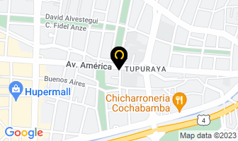 Mapa de Vidrieria America Cochabamba en Cochabamba