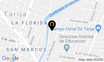 Mapa de Vifrut en Tarija