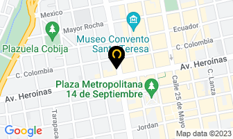 Mapa de Zermat Internacional Bolivia en Cochabamba
