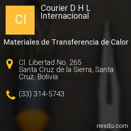 Courier D H L Internacional en Santa Cruz de la Sierra Tel fonos