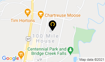 100 Mile Funeral Service in Acton Vale map