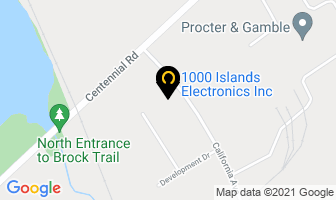 1000 Islands Electronics Inc in Brockville map