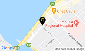 129001 Canada Inc in Rimouski map