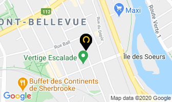 1331 Ave New York in Sherbrooke map