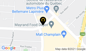 151798 Canada Inc in Brossard map