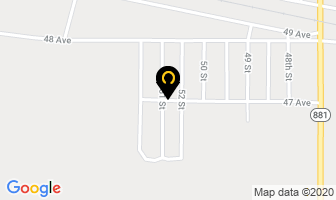 16-881 Autobody Ltd in Mannville map