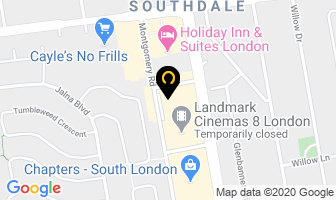 2001 Audio Video in London map
