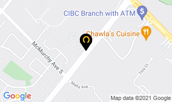 210 Steeles Av W in Brampton map