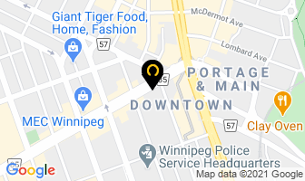 234 On Portage Ltd in Winnipeg map