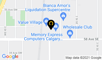 30 Minute Hit in Calgary map