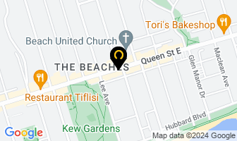 360 Eyecare Beaches in Toronto map