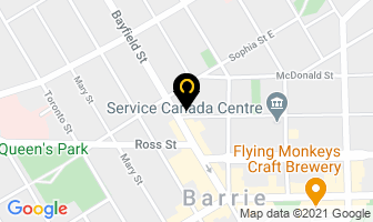 3Sixty Marketing Solutions in Barrie map