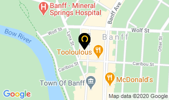 4 Dangerous Dolls Inc in Banff map