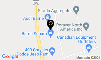400 Infiniti in Sherbrooke map