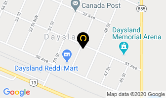 49Th St Liquor Store in Daysland map